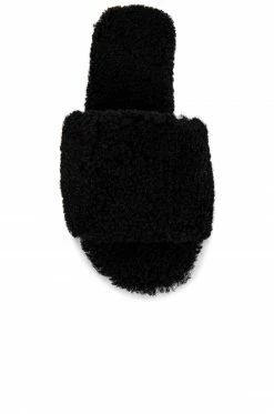 Budget 🎁 RAYE Shearling 🩴 Sandal In Black 💯 -RAYE Official Store RAYE WZ1758 V4