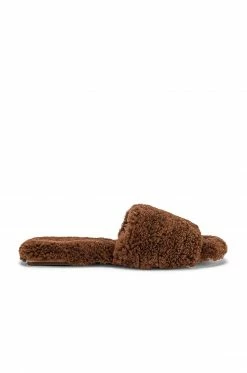 Hot Sale ⭐ RAYE Shearling 🩴 Sandal In Camel 👏