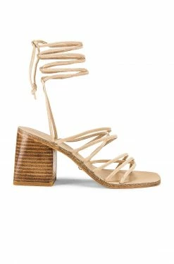 Best Sale 🥰 RAYE Cross 🩴 Sandal In Nude Suede 🧨