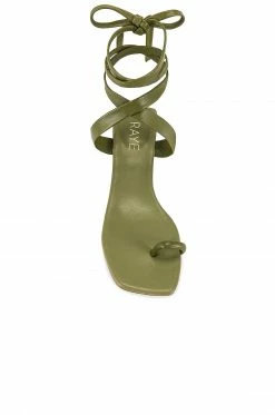 Cheap 👍 RAYE Moss Heel In Olive Green 🤩 -RAYE Official Store RAYE WZ2073 V4