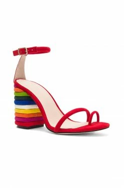 Cheapest 😀 RAYE Zelda Heel In Red ⭐ -RAYE Official Store RAYE WZ866 V2